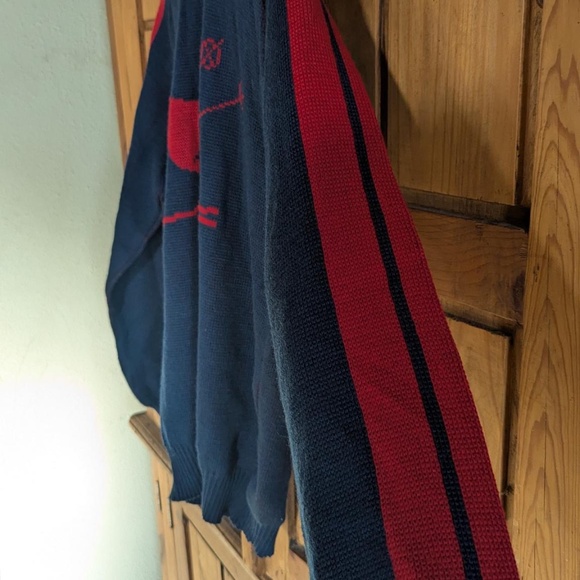 100% Wool Edward Lenton Christmas sweater. Grandpacore/Preppy Heritage Coastal. - Picture 3 of 6